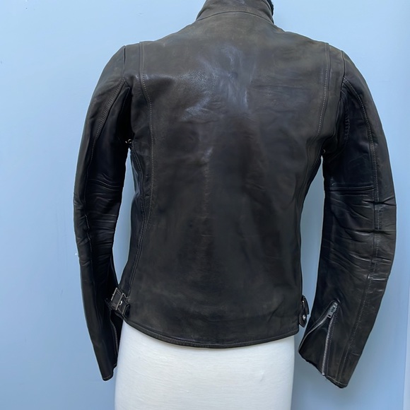 Golden Goose Deluxe Brand - leather jacket with shearling liner - Picture 6 of 14